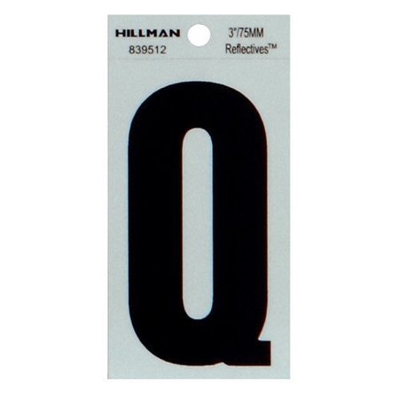HILLMAN 3" Blk Q Thin Adhesive 839512